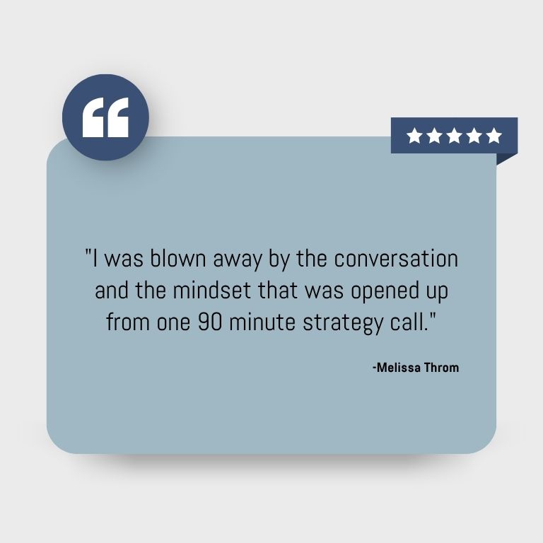 Testimonial by Melissa Throm